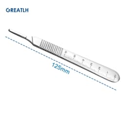 Two Type Choices 3# 4# Knife Handle Scalpel Handle Stainless Steel Orthopedic Instrument