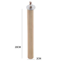 1/2ps Parrot Pet Raw Standing Stick Wood Hanging Stand RackToy Sticksstand Parakeet Branch Perches ForBird Cage Bar Pet Supplies
