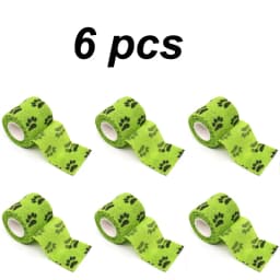 6 pcs Pet Puppys Anti Dirt Tool for Going Out Leggings Self Adhesive Bandages for Walking Dogs Feet Wrapping Protective Bandages