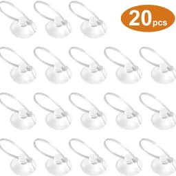 Aquarium Accessories Fish Tank Suction Cups Ribbon Clip Suction Hooks Adjustable Cable Ties for Plants Binding Moss Shrimp Nest