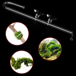 Aquarium Accessories Fish Tank Suction Cups Ribbon Clip Suction Hooks Adjustable Cable Ties for Plants Binding Moss Shrimp Nest