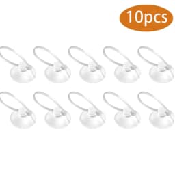 Aquarium Accessories Fish Tank Suction Cups Ribbon Clip Suction Hooks Adjustable Cable Ties for Plants Binding Moss Shrimp Nest