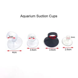 5Pcs Aquarium Suction Cups Air Tube Holder Sucker for Fish Tank Air Line Oxygen Tube Hose Pump Suction Cups Aquatic Pet Supplies