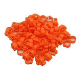 100Pcs Pigeon Leg Poultry Dove Bird Chicks Duck Parrot Clip Rings Band Foot Ring Pigeon Supplies Inner Diameter 8mm Width 5mm