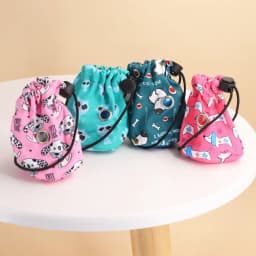 Graphic Pattern Dog Poop Bag Carrier Bag, Portable Pet Waste Bag Dispenser, Multifunctional Storage Bag For Dog Outdoor Supply