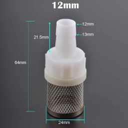 Stainless Steel Mesh Filter 4mm 6mm 8mm 10mm 12mm 14mm 16mm 20mm Barb Tail 1/2" BSP Garden Irrigation Aquarium