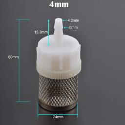 Stainless Steel Mesh Filter 4mm 6mm 8mm 10mm 12mm 14mm 16mm 20mm Barb Tail 1/2" BSP Garden Irrigation Aquarium