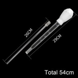 Lengthen 54cm Fish Tank Feces Cleaning Straw Siphon Water Changer Aquarium Cleaner Dropper Aquarium Accessories Cleaning Tools