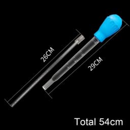 Lengthen 54cm Fish Tank Feces Cleaning Straw Siphon Water Changer Aquarium Cleaner Dropper Aquarium Accessories Cleaning Tools