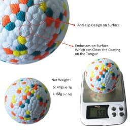 Pet Dog Toy Ball Light Chew Rubber Ball High Elastic Bite Resistance Interactive Throwing Flying Toys for Dogs Pet Accessories