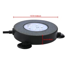 Remote Controlled IP68 Waterproof Aquarium Submersible Fish/Turtle Tank Air Stone Bubble Led Light RGB Underwater Lighting Decor