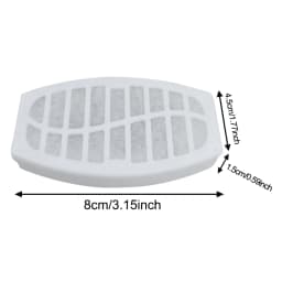 10pcs Replaced Activated Carbon Filter Replacement For Cat Water Drinking Fountain Filters For Pet Dog Round Fountain Dispenser