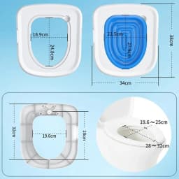 Reusable Cat Use Toilet Training Products Pet Cats Plastic Toilet Trainer Cat Toilet Training Kit Pets Litter Cleaning Tray Mat