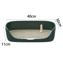 Pet Dog Toilet for Cat Portable Indoor Outdoor with Protection Wall Training Pad Holder Lavatory Basin Litter Box Trainer Corne