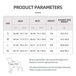 Dog Tactical Chest Harness Multifunctional Undershirt Reflective Dog Chest Harness Explosion-Proof Dog Chest Harness