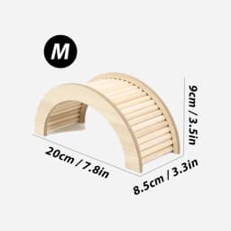 Hamster Wooden Steps Bridge Toy Guinea Pig Hedgehog Squirrel Arch Bridge Small Pet Exercise Toys Arch Bridge D9254
