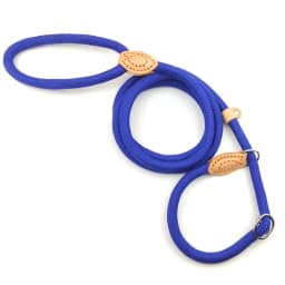Dog Leash Slip Rope Lead Leash Heavy Duty Braided Rope Adjustable Loop Collar Training Leashes for Small Medium Dogs