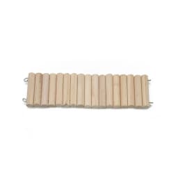 Bendable Hamster Climbing Ladder Wooden Multifunctional Hamster Habitat Toy Cage Decoration Easy To Install