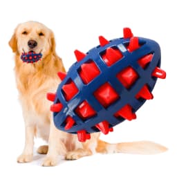 Squeaky Puppy Ball Toy Interactive Rubber Comfortable Dog Creative Pet Ball for Teething Cleaning Playing Chewers tpr sound foot