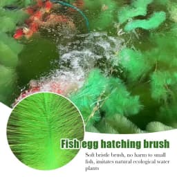 1PC Fish Spawning Koi Pond Breeding Laying Eggs Rope Brush Pet Supplies Tool Fish Pond Filter Hatching Grass Brush New