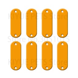 Wholesale 20Pcs Tag Dog For Collar Name Charm ID Tag Oval Custom Aluminum Pet Dog Pet Tag Personalized Engraved Dogs Cat ID Tags