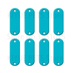 Wholesale 20Pcs Tag Dog For Collar Name Charm ID Tag Oval Custom Aluminum Pet Dog Pet Tag Personalized Engraved Dogs Cat ID Tags