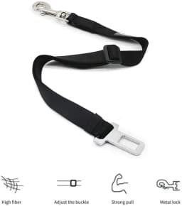Dog Car Seat Belt Safety Protector Travel Pets Accessories Dog Leash Collar Breakaway Solid Car Harness