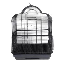 Birdcage Cover Nylon Mesh Bird Parrot Cover Dust Blocking Breathable Fabric Mesh Protective Hood Easy Cleaning Cage Accessories
