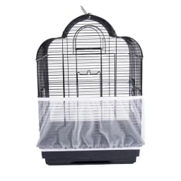 Birdcage Cover Nylon Mesh Bird Parrot Cover Dust Blocking Breathable Fabric Mesh Protective Hood Easy Cleaning Cage Accessories