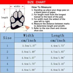4 Pcs/Sets Winter Dog Waterproof Rain Shoes For Small Dogs Warm Fleece Puppy Pet Shoes Dog Snow Boots Chihuahua Yorkie Teddy Sho