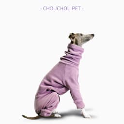 Whippet Italian Greyhound Clothing Fleece Jammies Winter turtleneck stretch pet clothes