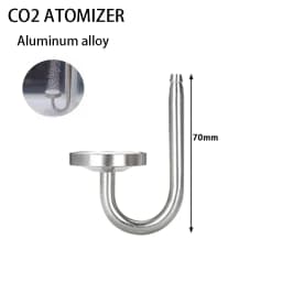 ZRDR Aquarium CO2 Atomizer Fish Tank Aluminum Alloy CO2 Diffuser CO2 Regulation Generator System CO2 Refiner Plant CO2 Atomizer