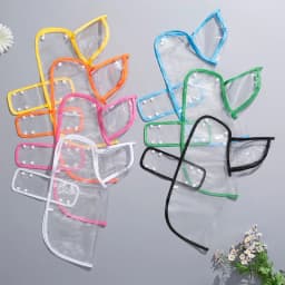 New Raincoat Pet Transparent Outgoing Raincoat Thickened Windproof and Waterproof Large, Medium, and Small Dog Clothes Plastic F