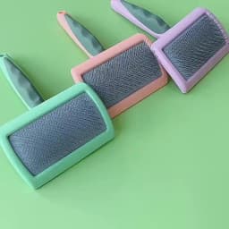 Dog Brush Stainless Steel Dogs Combs Massage Dog Grooming Brush Pet Hair Remover Cleaning Tools Soft Handle Cat Comb Brush Cat