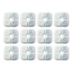 12pcs Original Cat Water Filters Compatible with Catit PIXI Water Fountain Triple Filtration System for PIXI Water Dispenser