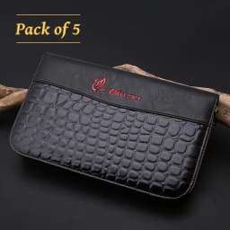 Fenice Fashionable 2/5/6/10 Pet Grooming and Hairdressing Scissors Universal Bag Portable and Durable Tool Leather Storage