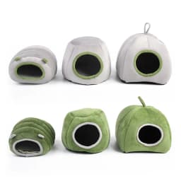 Hamster House Guinea Pig Cage Hamster Cotton House Small Animal Nest Winter Warm Pet Bed For Rodent/Guinea Pig/Rat/Hedgehog