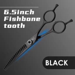 Fenice 7.25 Inch JP440C Professional Dog Grooming Scissors Curved Chunkers Thinning Shears for Pet Hair Cutting Tijeras Tesoura