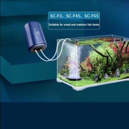 1PC Silent Aquarium Oxygen Air Pump with Check Valve Fish Tank Compactor Oxygenator Aquarium Air Compressor Aerator 220v 3w-14w