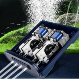 1PC Silent Aquarium Oxygen Air Pump with Check Valve Fish Tank Compactor Oxygenator Aquarium Air Compressor Aerator 220v 3w-14w