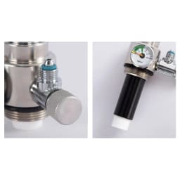 ZRDR Aquarium CO2 Gas Cylinder Generator Filter Element Filter Tube Fish Tank CO2 Carbon Fiber Filter Element Accessories