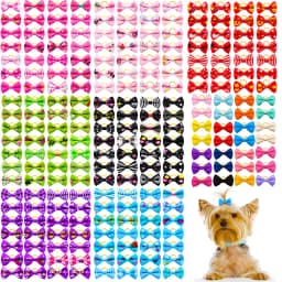 30PCS Pet Dog Cat Puppy Grooming Bows Pet Hair Accessories Decorate Hair for Small Dog Hair Rubber Band Dog Supplier
