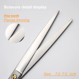 Crane 7.0 7.5 Inch Pet Cutting Scissors Japan VG10 Professional Supplies Teddy Dog Hair Grooming Shear High Quality Accessorie