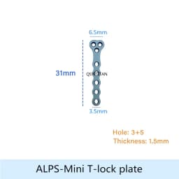 ALPS T Locking Plate 3.5/4.2/5.0/6.5 Titanium Alloy Veterinaria Pets Fracture Orthopedic Surgical Instruments Veterinary