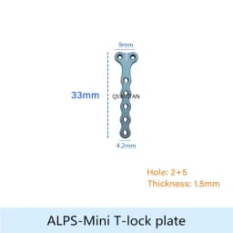 ALPS T Locking Plate 3.5/4.2/5.0/6.5 Titanium Alloy Veterinaria Pets Fracture Orthopedic Surgical Instruments Veterinary