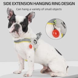 Dog Harness Chest Strap Four Seasons Breathable Mesh Walking Dog Saddle Dog Collar Soft Night Reflective Bulldog Pet Supplies