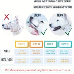 2-Pack Adjustable Nylon Dog Headgear with Reinforced Stitching–Leader Halter with Safety Strap for Training and Pull-Free Walks