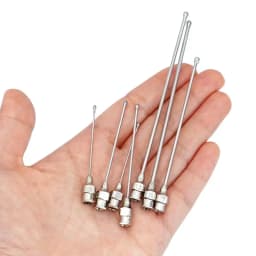 Pet Feeding Syringe Poultry Feeding Medicine Needle Tube Stainless Steel Straight Needle Cats Dogs Hamsters Feed Water Needles