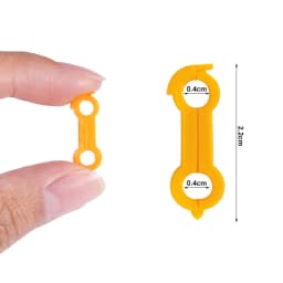 4/5/6mm Parrot Leg Corrector Nestling Leg Splint Rutin Chicken Budgie Cockatiel Eight Character Correction Ring Bird Supplies