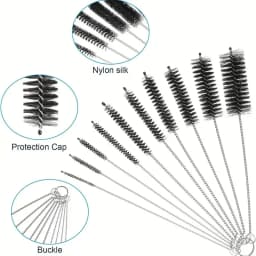Fish Tank Pipe Cleaning Brush, 155cm Spring Brush, Double-Ended Hose Cleaning Brush, Trachea Pipe, U-shaped Pipe Cleaning Tool